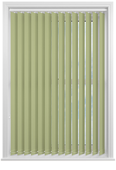 Trinity (Blackout), Soft Green - Vertical Blind